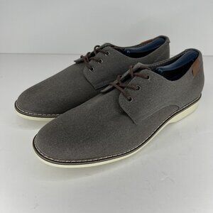 George Gray Canvas Oxford Lace-Up Dress Shoe Mens Size 10 Breathable Comfort